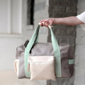Color Block Duffle Bag