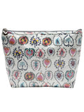 Cosmetic Bag (Medium), Cotton/Waterproof PVC, Wild Things