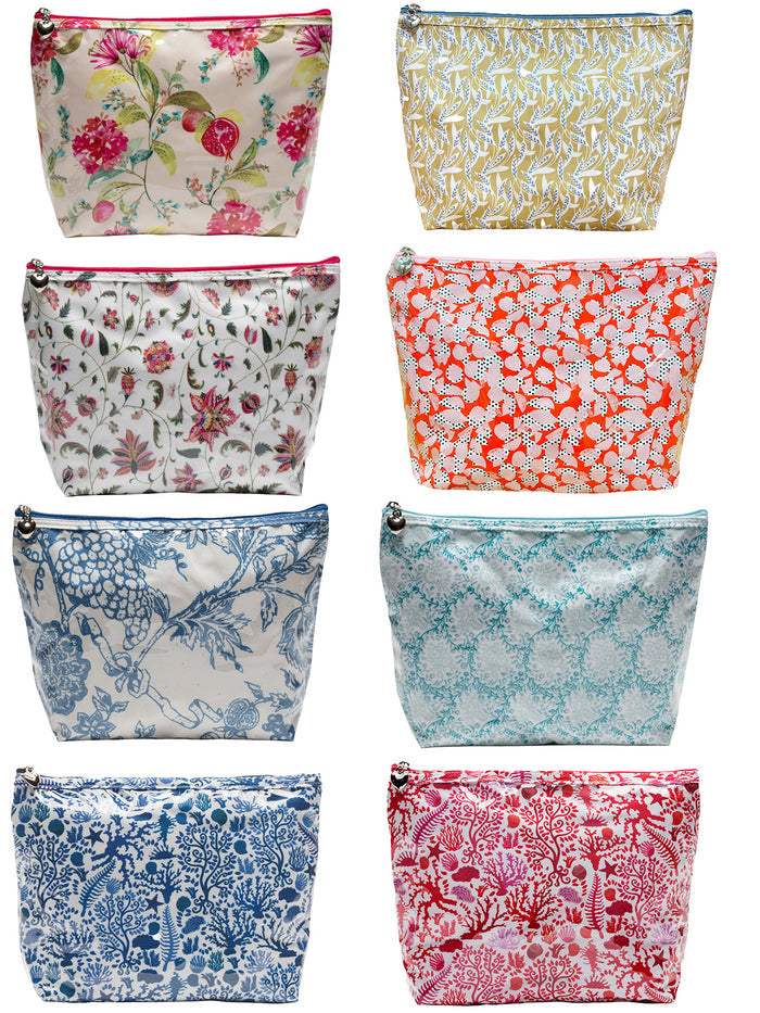 Cosmetic Bag (Medium), Cotton/Waterproof PVC, Wild Things