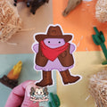 Cowboy sticker
