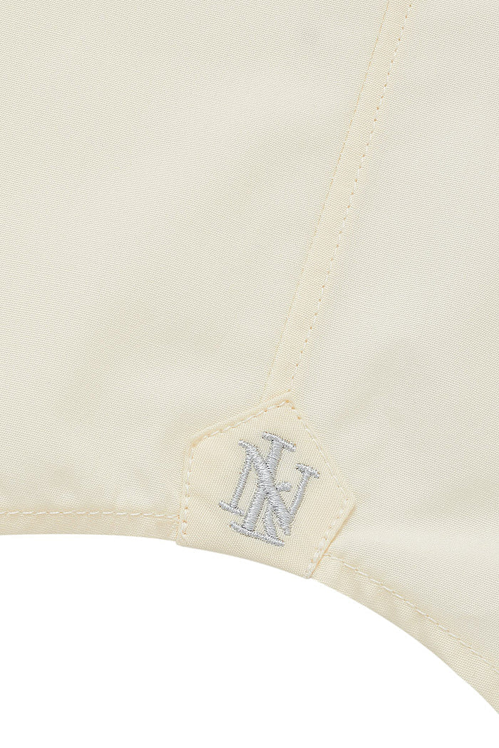 Cream St James' Collar Classic Fit Double Cuff Poplin Shirt
