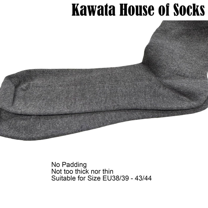 Crew Ribbed Cotton Business Socks