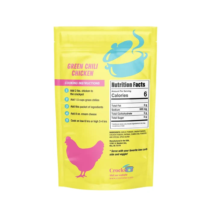 Crockstar - Green Chili Chicken