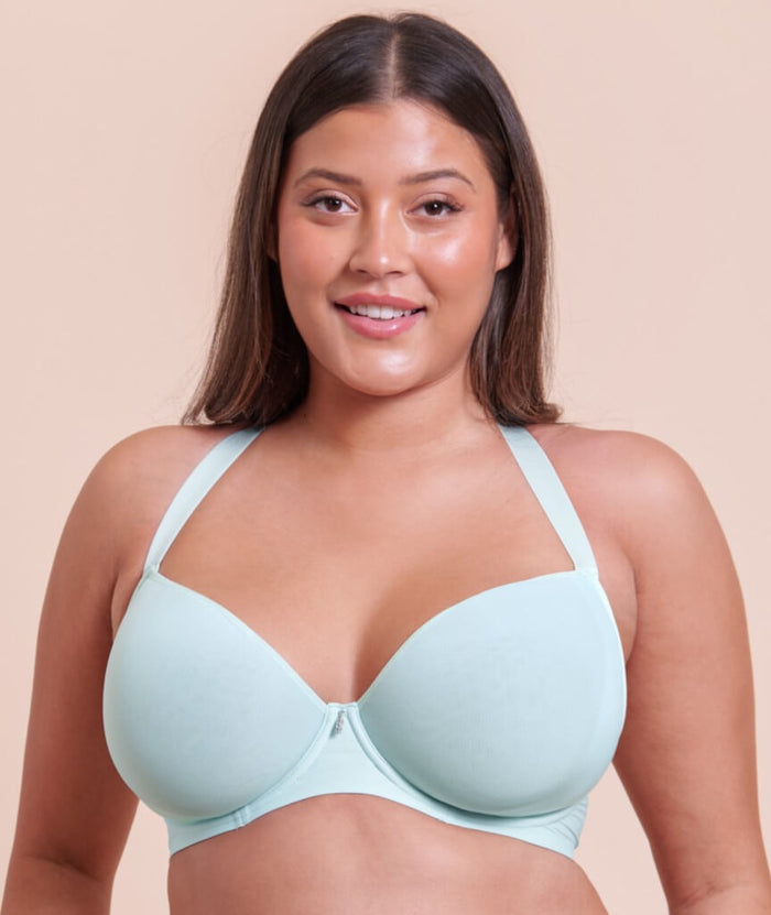 Curvy Kate Smoothie Spacer Moulded T-Shirt Plunge Bra - Pale Mint