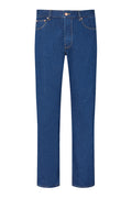 Dark Blue Dark Wash Denim Jeans