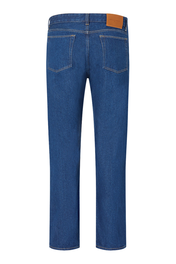 Dark Blue Dark Wash Denim Jeans