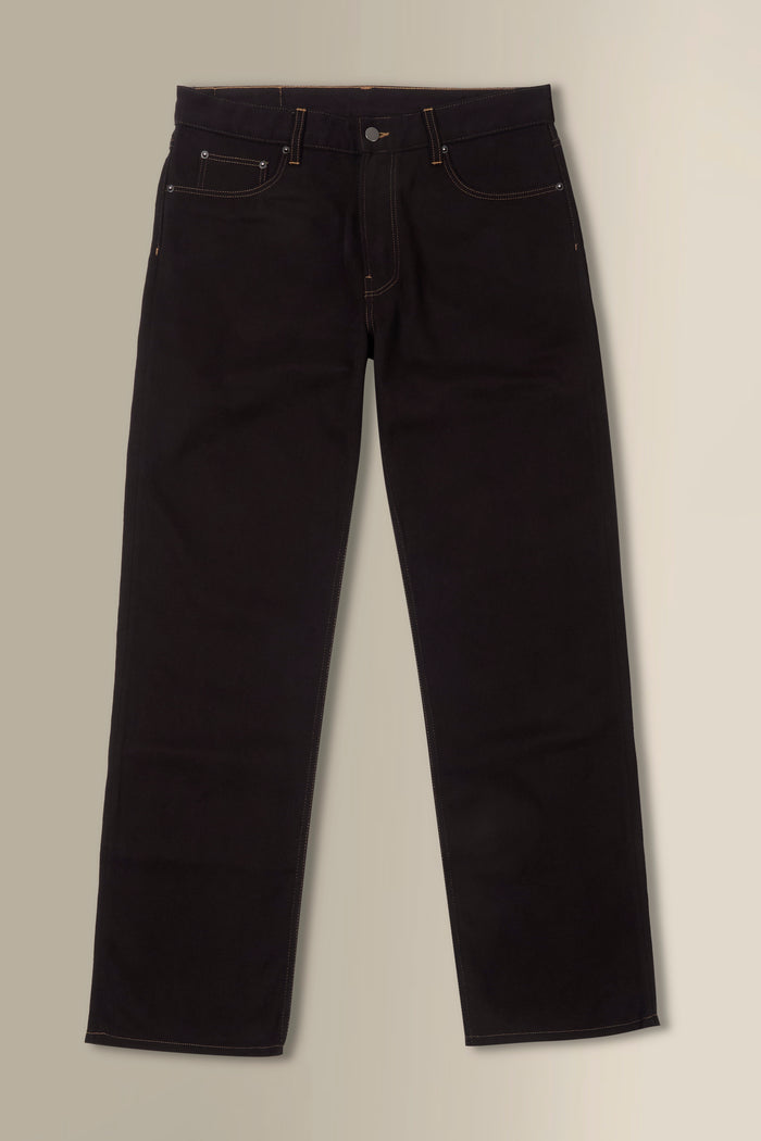Dark Brown Flat Front 5 Pocket Trousers