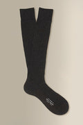 Dark Grey Long Cotton Socks