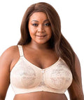 Elila Embroidered Lace Non-Underwired Bra - Nude Bras 14D Nude