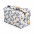 Ellison+Young French Toile Ruffle Cosmetic Case, Quilted Cotton