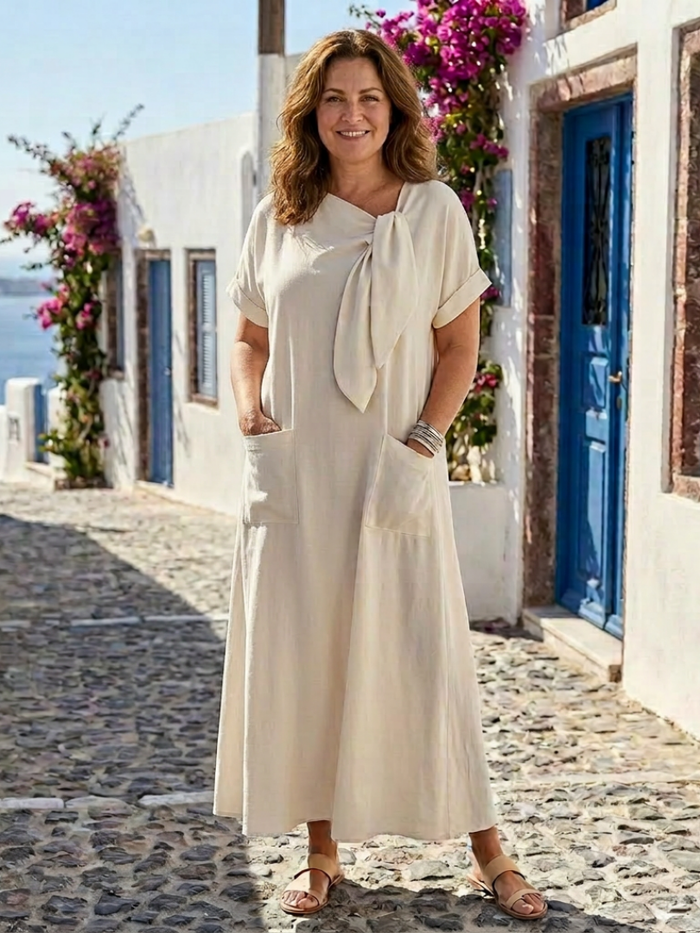 Elowyn – Women's Pocket Maxi Dress – Huna