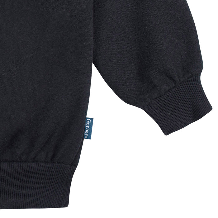 2-Piece Baby & Toddler Boys Black Fleece Set
