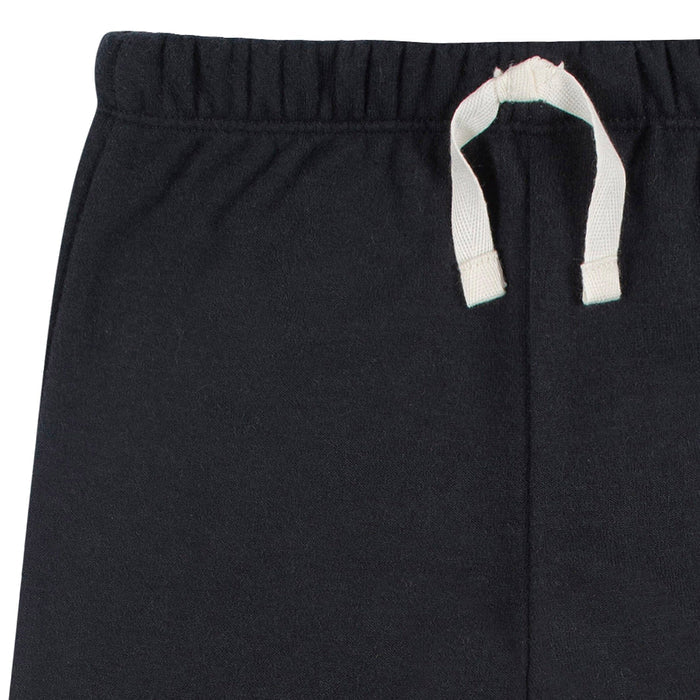 2-Piece Baby & Toddler Boys Black Fleece Set