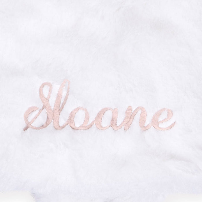 Embroidered Baby Girls Bunny Security Blanket security blankets Just Born®