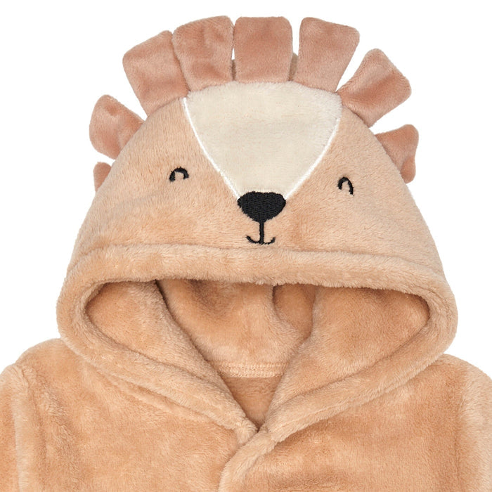 Baby Boys Brown Lion Robe