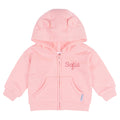 Embroidered Baby Neutral Pink Zip Front Sweatshirt tops Gerber®