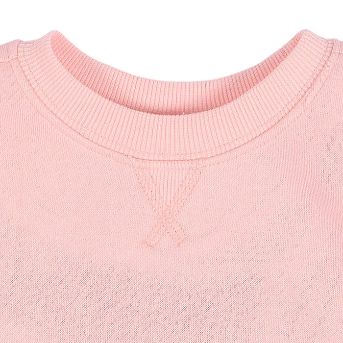 Baby & Toddler Neutral Pink Crewneck Sweatshirt Outerwear Gerber®