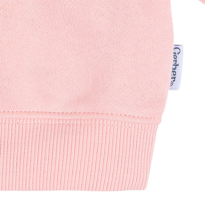 Baby & Toddler Neutral Pink Crewneck Sweatshirt Outerwear Gerber®