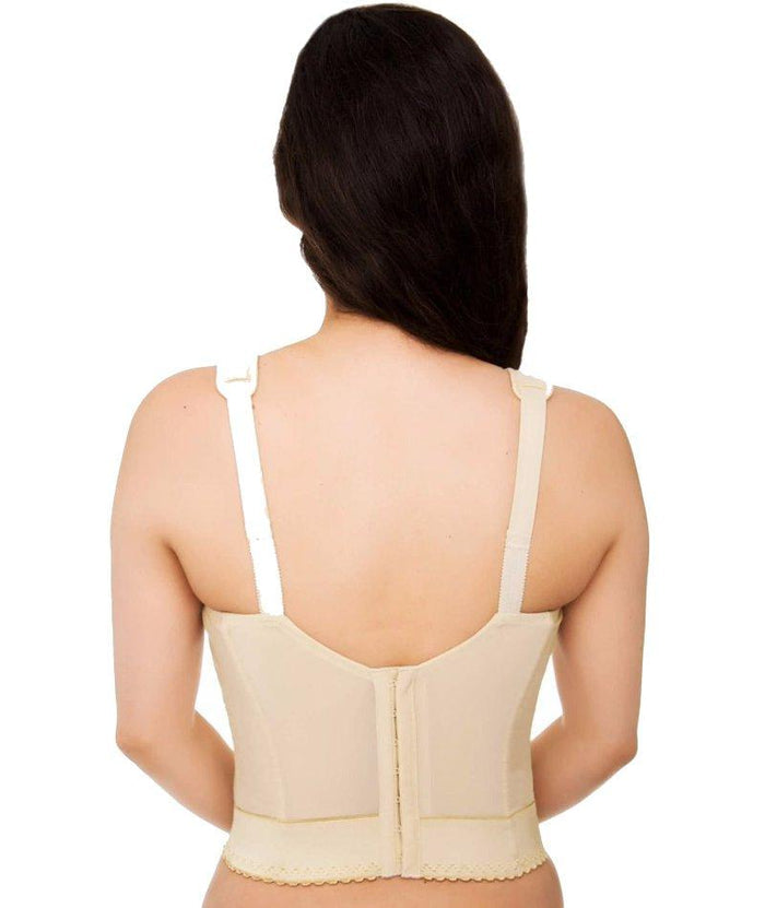 Exquisite Form Fully Back Close Longline Bra