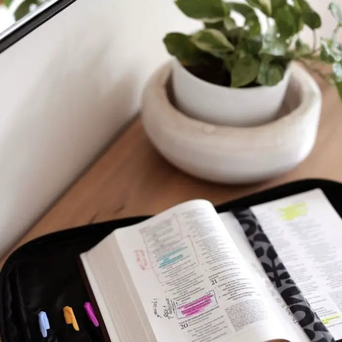 Faith First Floral Bible Cover