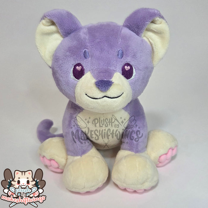 Floppy feline plush