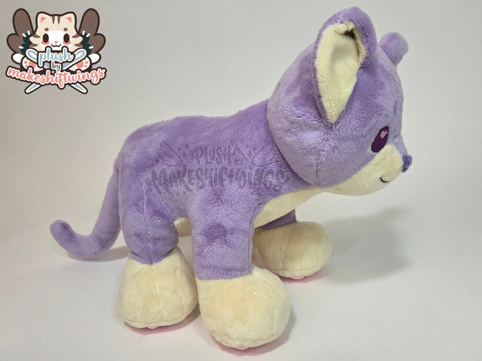Floppy feline plush