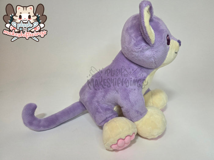 Floppy feline plush
