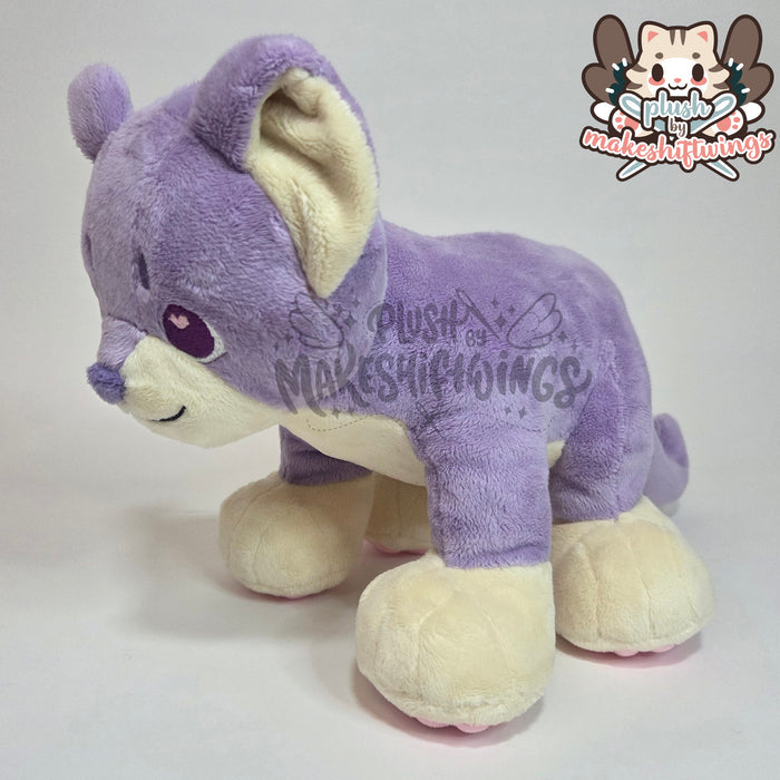 Floppy feline plush