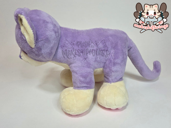 Floppy feline plush
