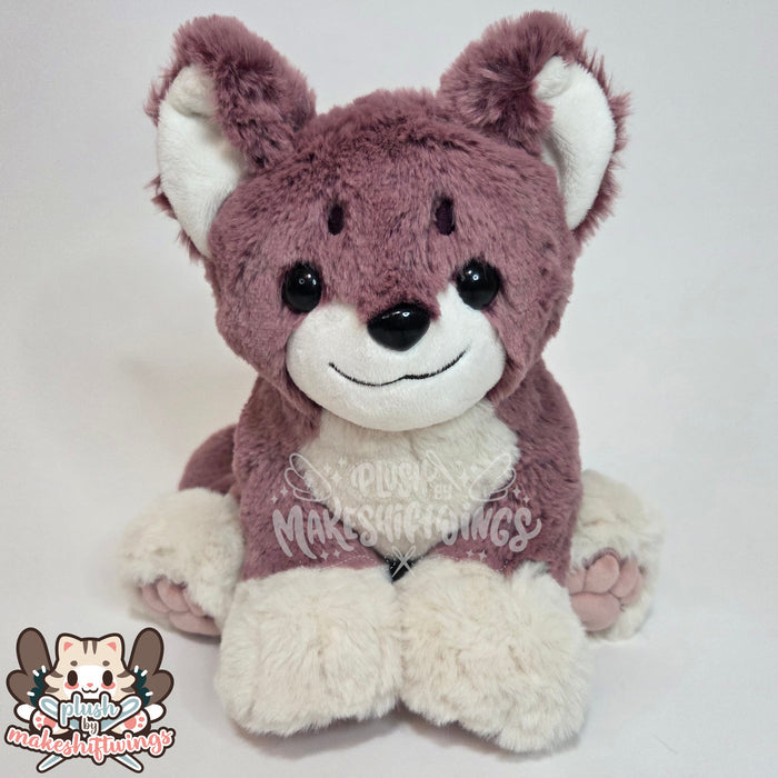 Floppy fluffy feline plush