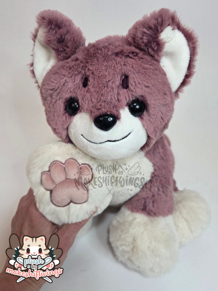 Floppy fluffy feline plush