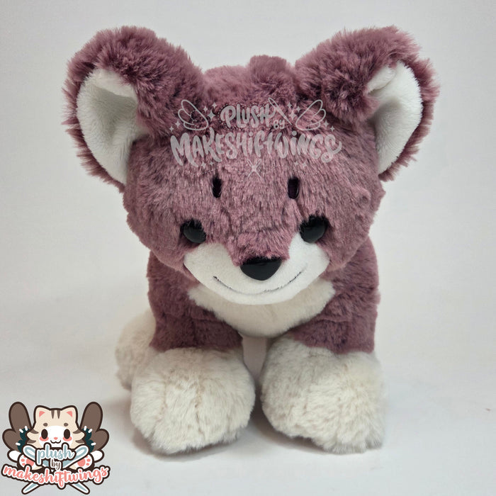 Floppy fluffy feline plush