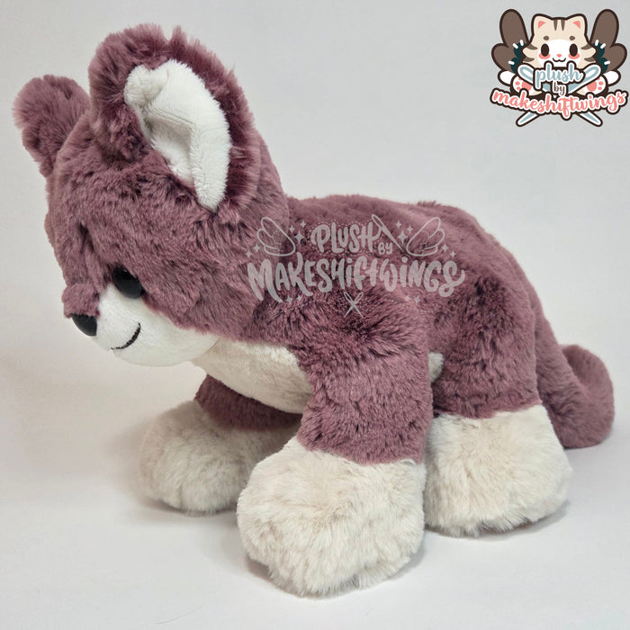 Floppy fluffy feline plush