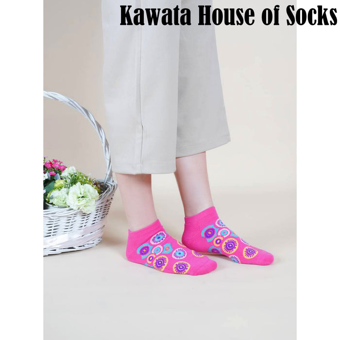Flora Series Padded Ankle Socks