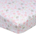 Girls Flowers Fitted Crib Sheet-Gerber Childrenswear