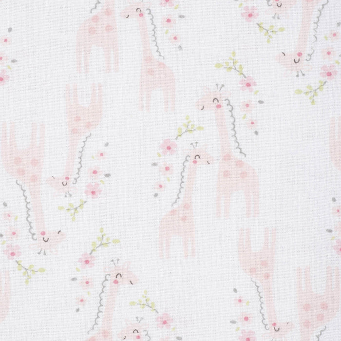 Girls Mommy & Me Giraffe Fitted Crib Sheet-Gerber Childrenswear