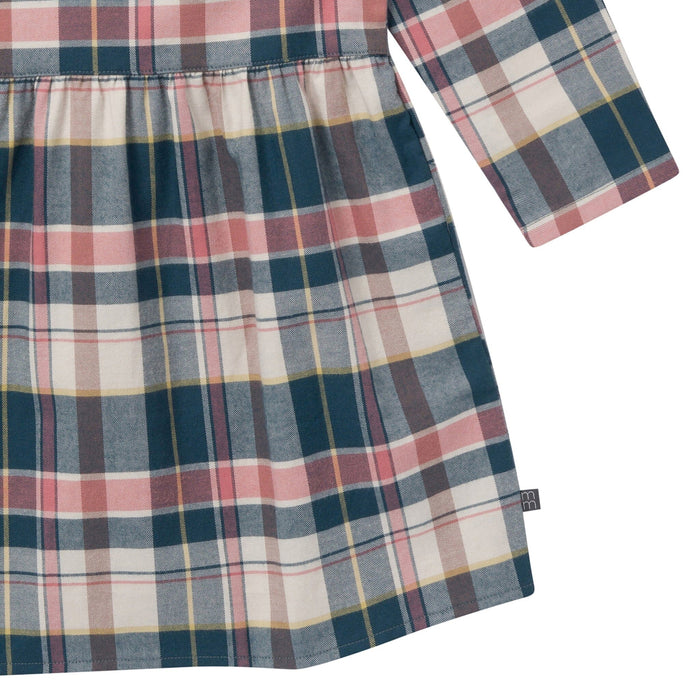 Baby Girls Orion Blue Plaid Collared Dress Dresses Gerber®