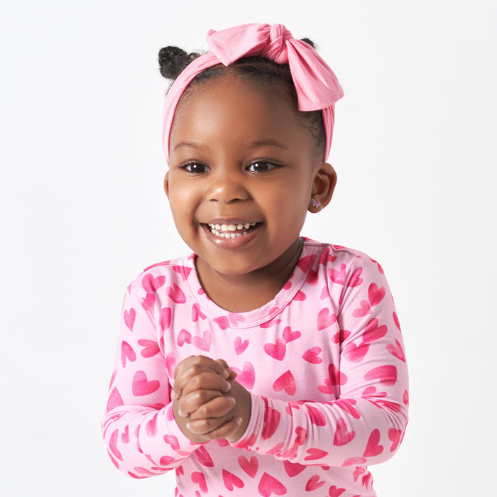 Girls Sea Pink Buttery-Soft Viscose Made from Eucalyptus Headband