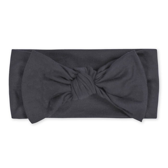 Girls Charcoal Buttery-Soft Viscose Made from Eucalyptus Headband