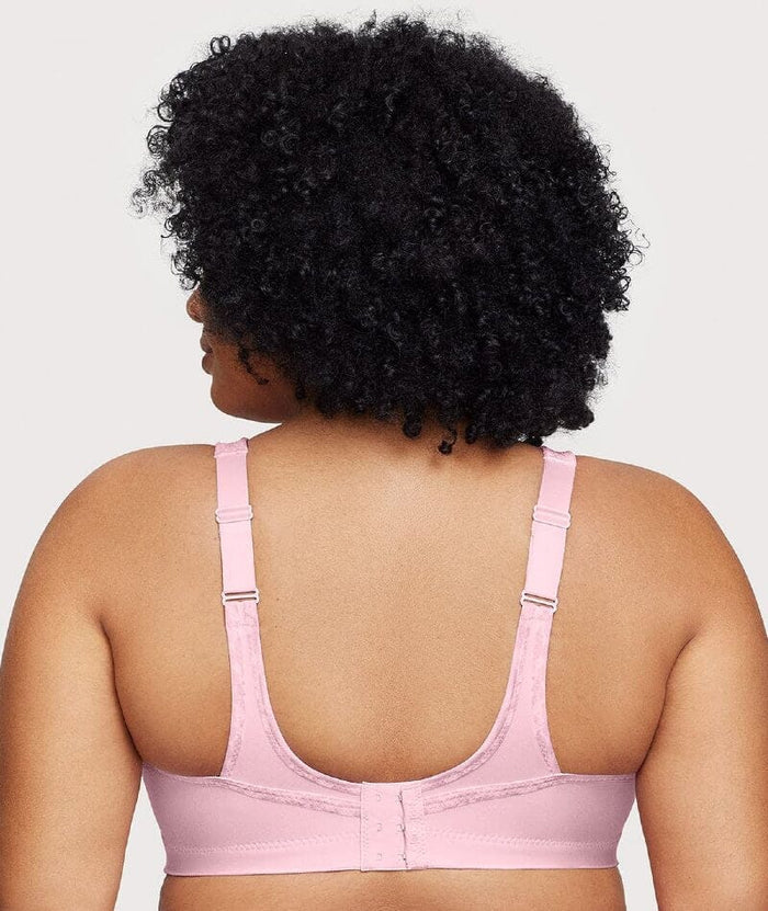 Glamorise No-Bounce Camisole Wire-Free Sports Bra - Parfait Pink Bras