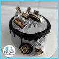 gorgeous in grey ice cream cake