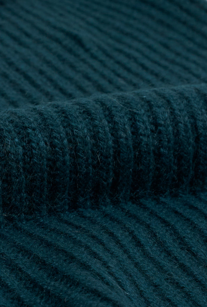 Green Cashmere Beanie