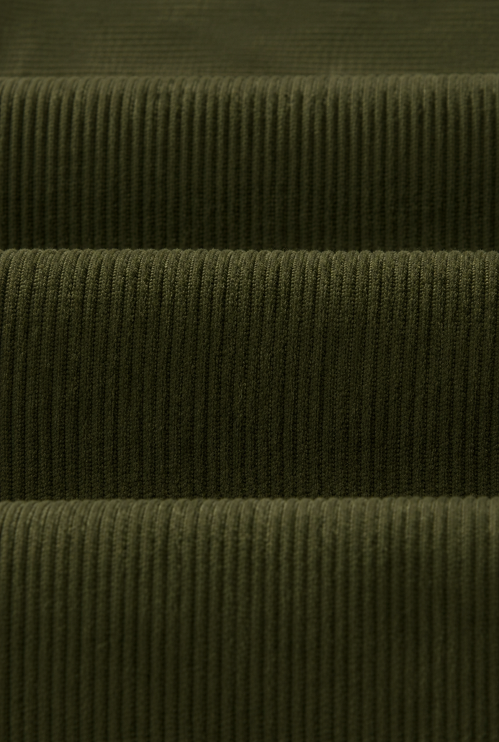 Green Needlecord Salcombe Shirt