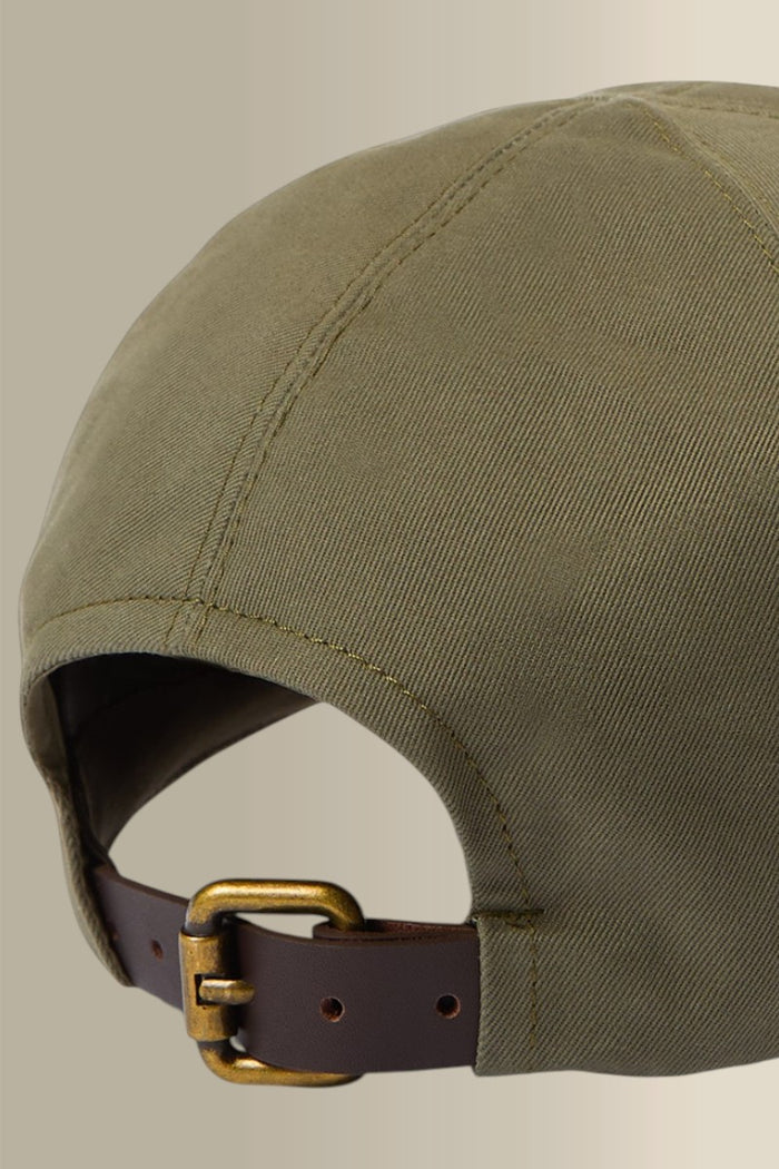 Green Skull & Crossbones Cotton Baseball Cap