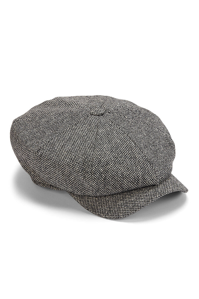 Grey Donegal Baker Boy Cap