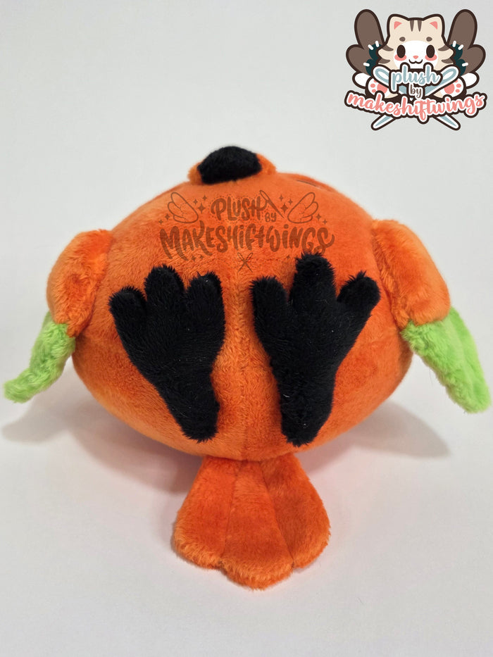 Halloween candy apple owl plush
