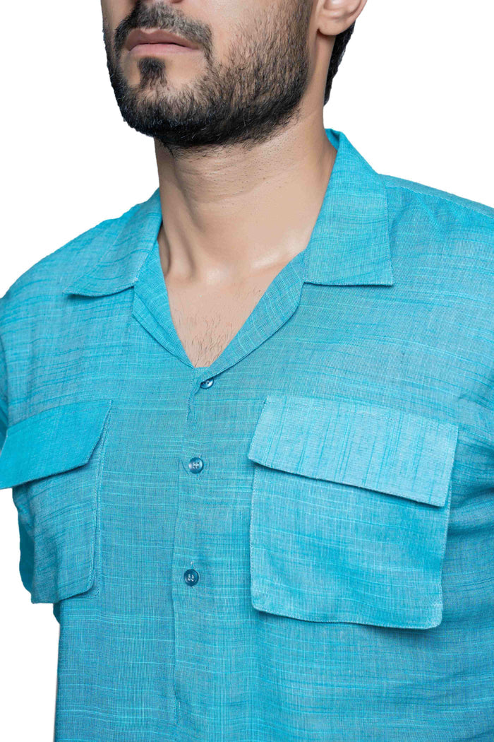 Sky Blue Kameez Shalwar