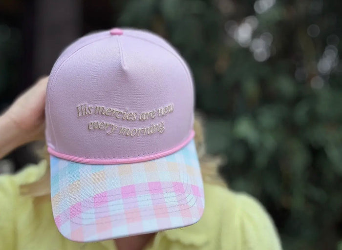 His Mercies Embroidered Cap