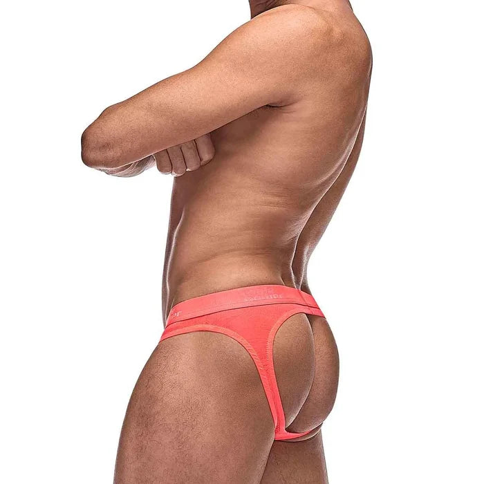 Impressions Moonshine Jock Coral L-xl Intimates Adult Boutique