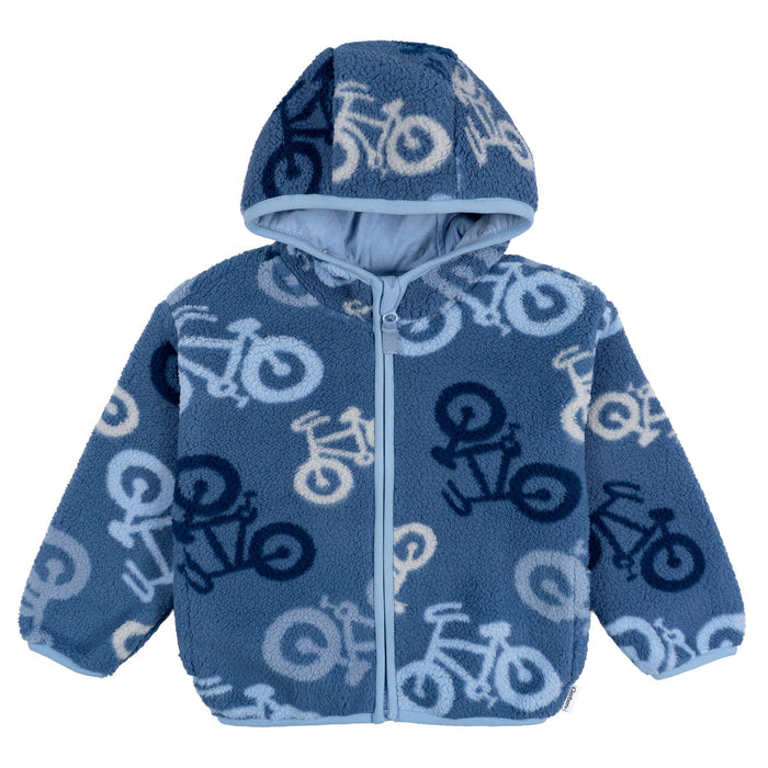 Infant & Toddler Boys Blue Sherpa Jacket tops Gerber®